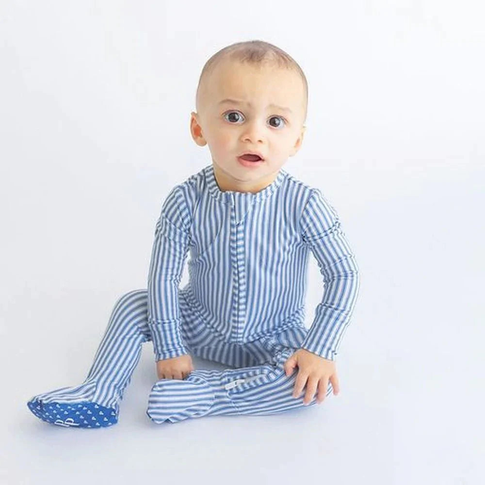 Posh Peanut Apparel & Gifts Posh Peanut Harrison Zippered Footie One Piece