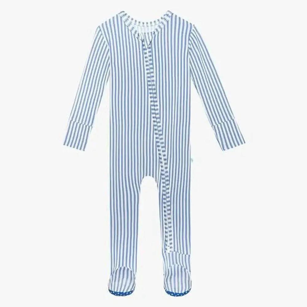 Posh Peanut Harrison Zippered Footie One Piece