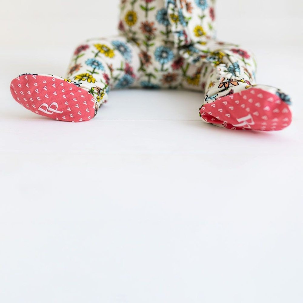 Posh Peanut Maya Lynn Footie Ruffled Zippered One Piece