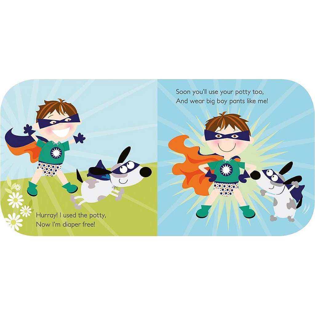 Potty Superhero Boy Children's Board Book