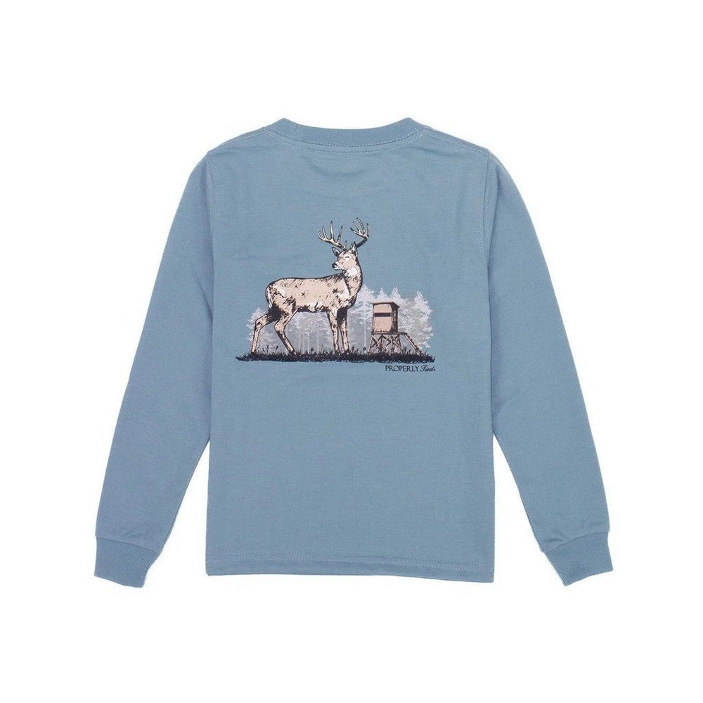 Properly Tied Lil Ducklings Deer Season Long Sleeve Tee