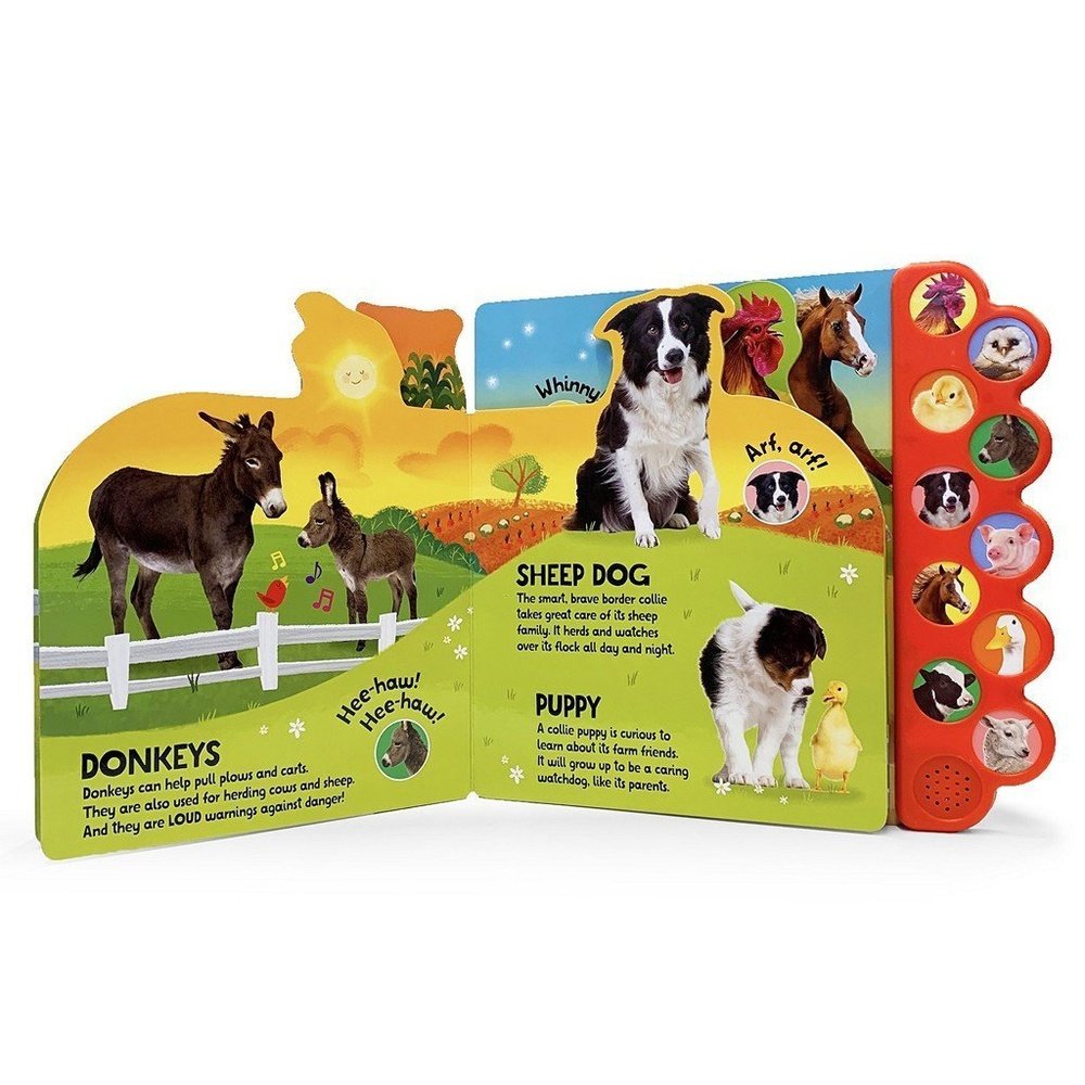 House Of MarblesQuack! Moo! Oink! Farm Children's Sound BookBabysupermarket
