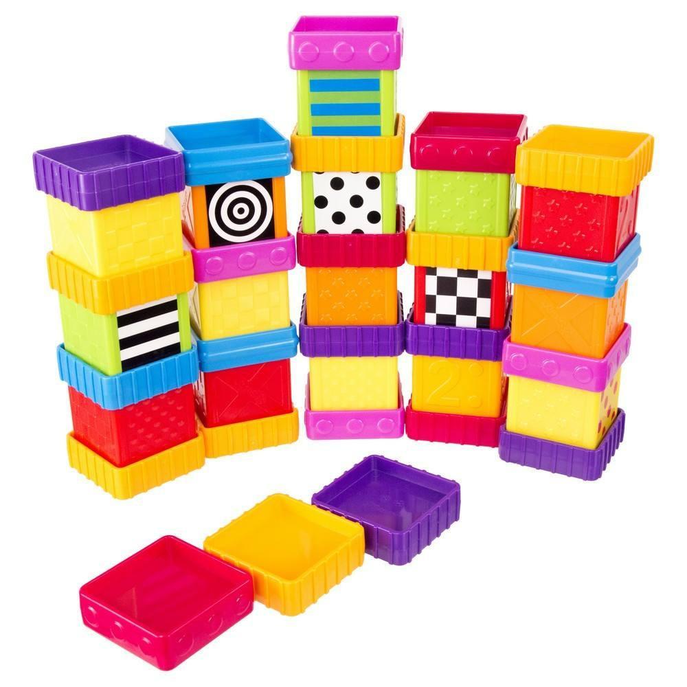 Sassy Baby Deluxe Starter 40 Piece Block Set