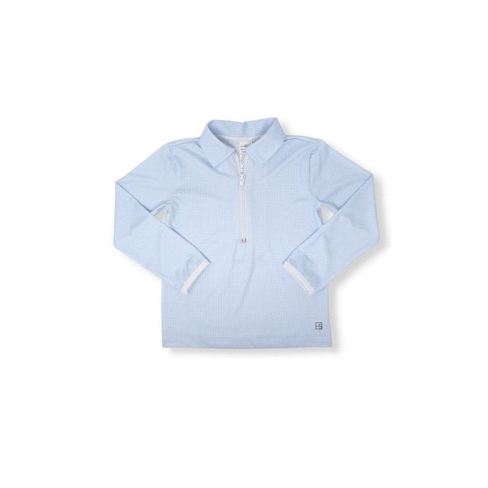 SET Athleisure by Lullaby Set Henry Half Zip Blue MG/White