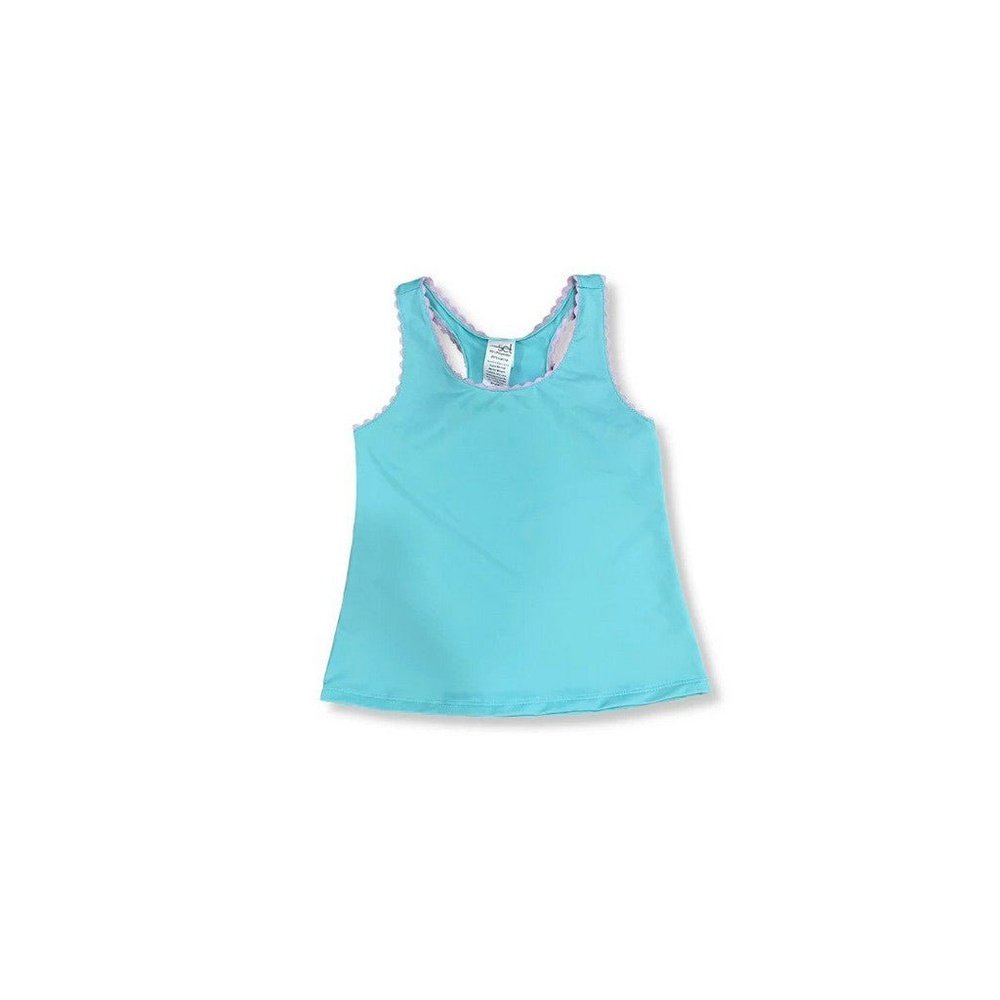 SET Athleisure by Lullaby Set Riley Tank Turquoise Pink Ric Rac