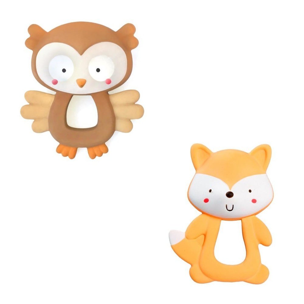 Simply Bright Starts Soothimals Natural Rubber Teether