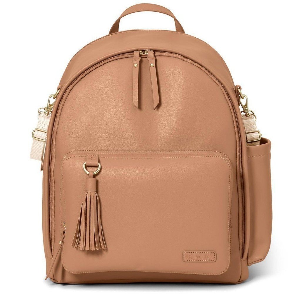 Skip Hop Greenwich Backpack Diaper Bag Caramel