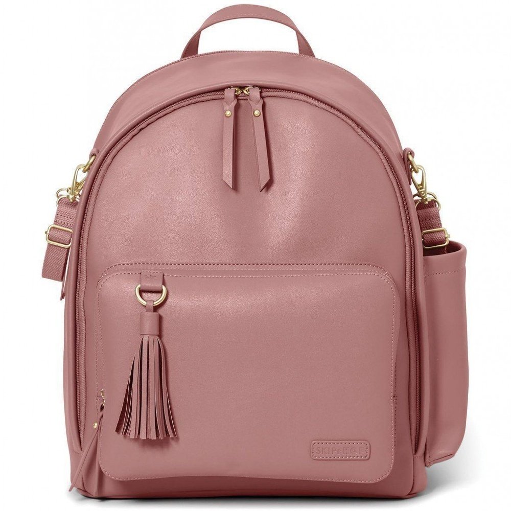 Skip Hop Greenwich Backpack Diaper Bag Dusty Rose
