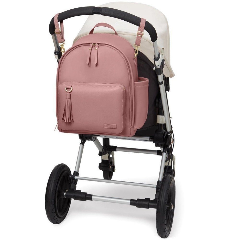 Skip Hop Greenwich Backpack Diaper Bag Dusty Rose