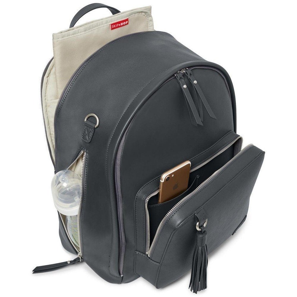 Skip Hop Greenwich Backpack Diaper Bag Smoke