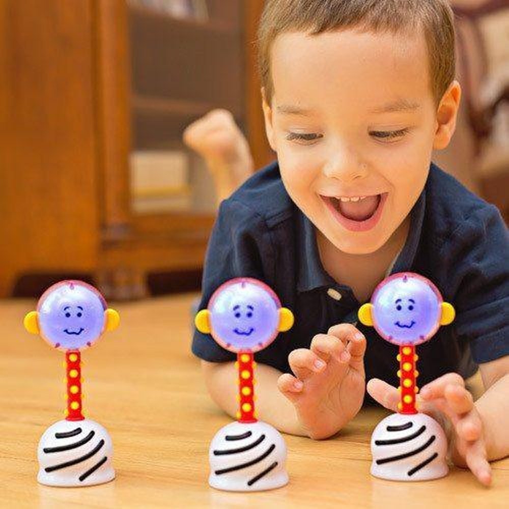 Smart Noggin Nogginstik Developmental Light Up Baby Rattle