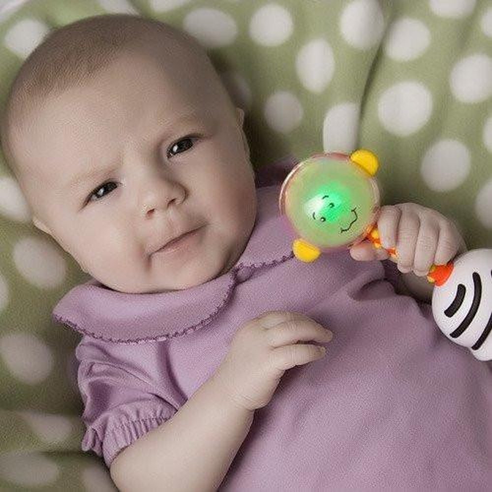 Smart Noggin Nogginstik Developmental Light Up Baby Rattle