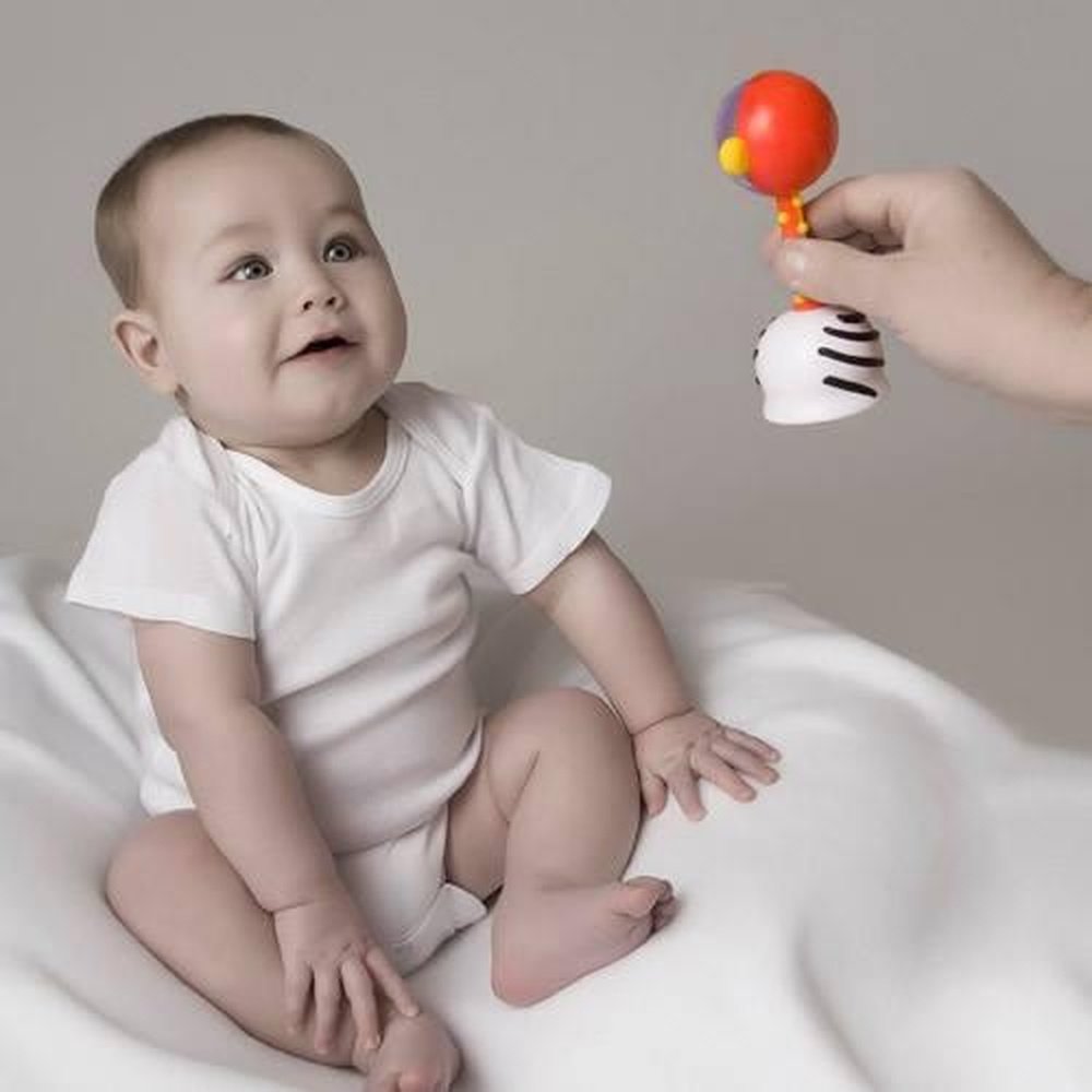 Smart Noggin Nogginstik Developmental Light Up Baby Rattle