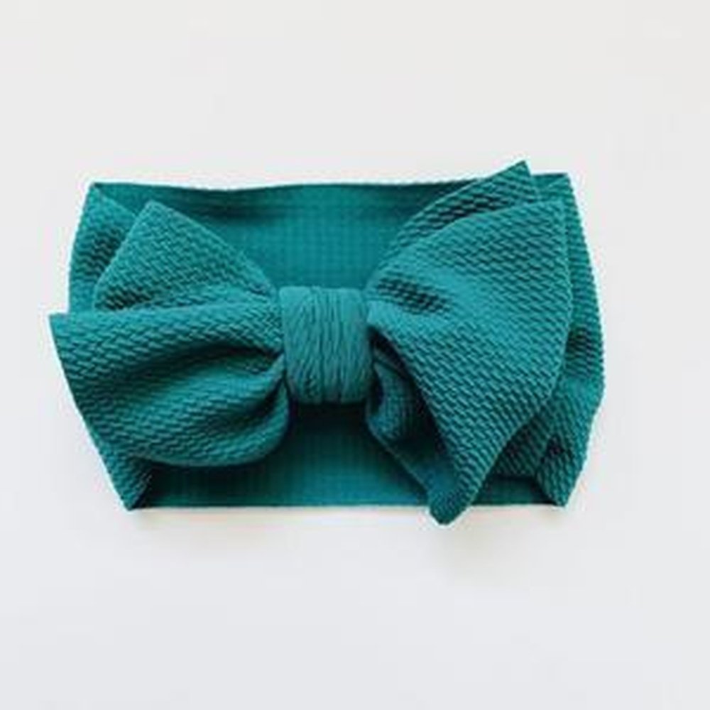 Sugar & Maple Infant or Toddler Girl Head Wrap Peacock