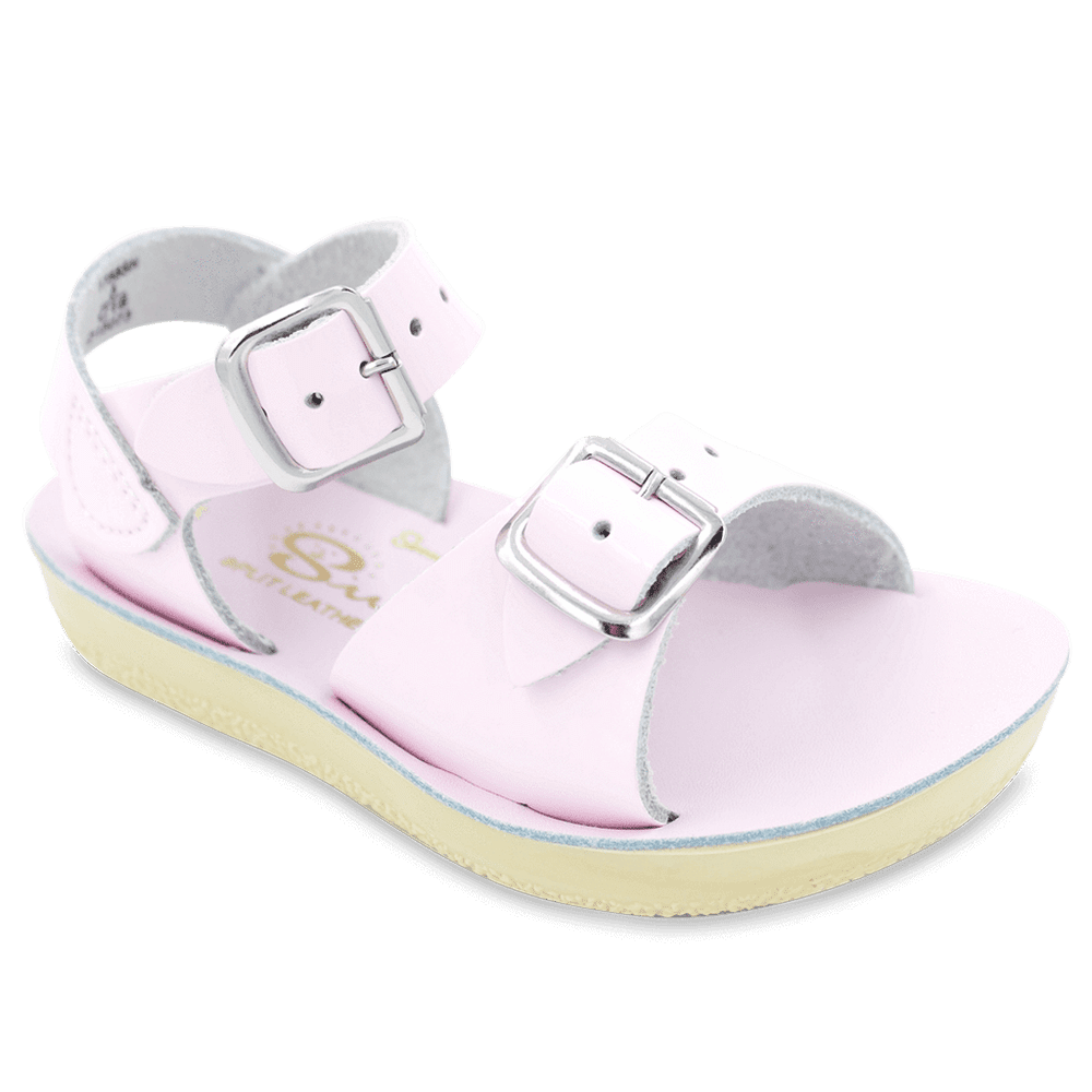 Hoy Shoe CompanySun San Shiney Pink Surfer Sandals by Hoy ShoesBabysupermarket