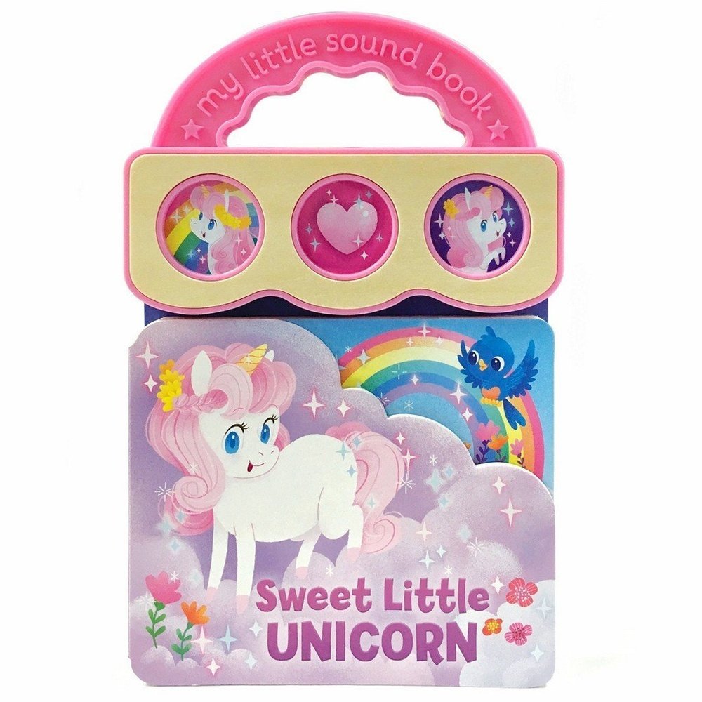 Sweet Little Unicorn Children's 3 Button Sound Book