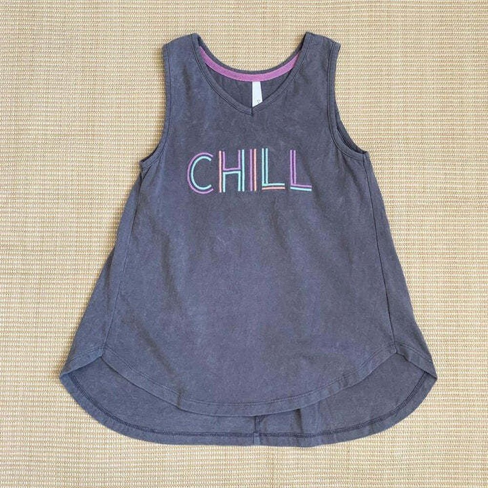 Sweet Soul Tween Apparel & Gifts 7Y-8Y / Chill Sweet Soul Tween Chill Embroidered Tank