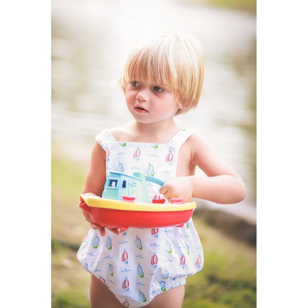 The Proper Peony Parkside Collection Sawyer Sailboats Boy Bubble