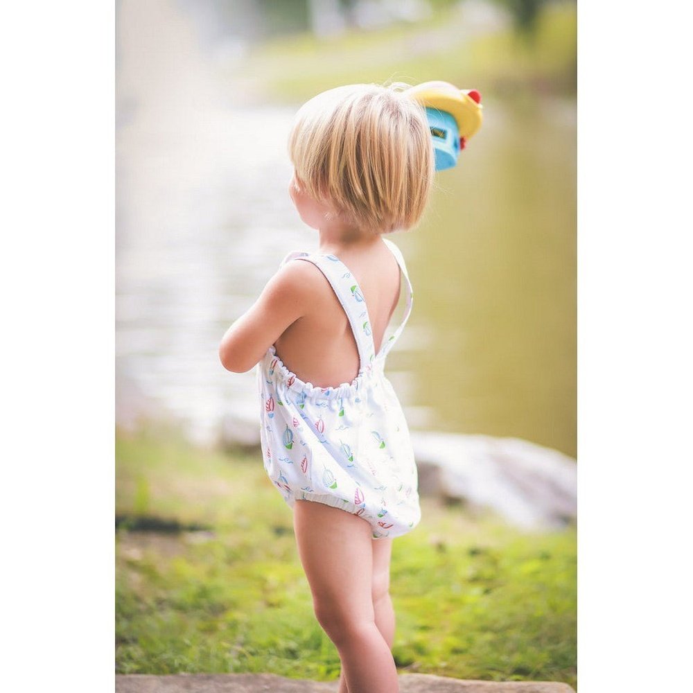 The Proper Peony Parkside Collection Sawyer Sailboats Boy Bubble