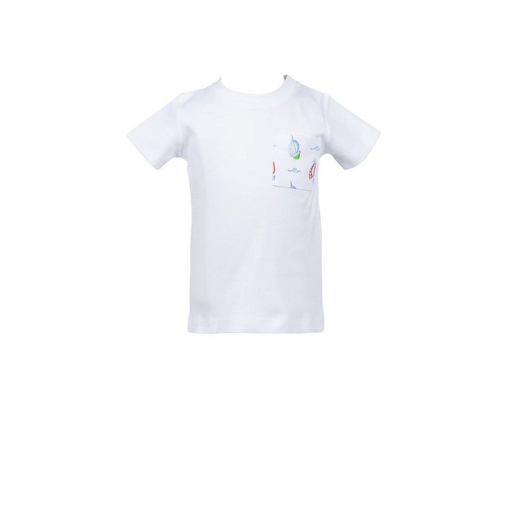 The Proper Peony Parkside Collection Sawyer Sailboats Pocket Shirt