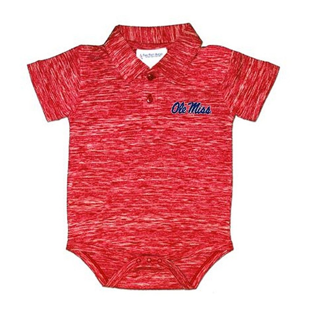 Two Feet Ahead OleMiss Space Dye Golf Infant Creeper Onesie