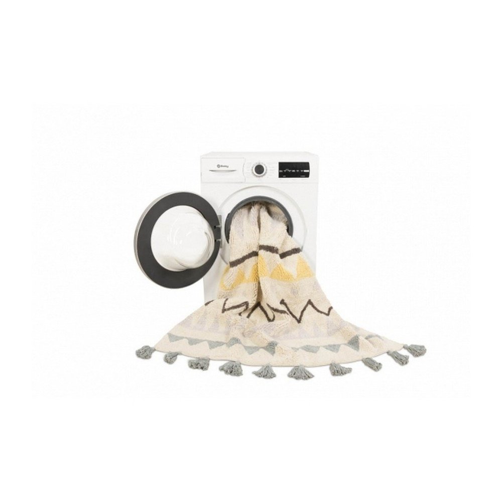 Washable Rug by Lorena Canals Azteca Natural Vintage Blue