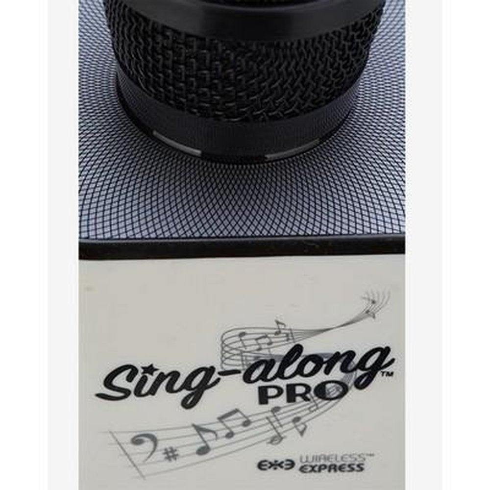 Wireless Express Sing-Along Pro Black Bluetooth Microphone