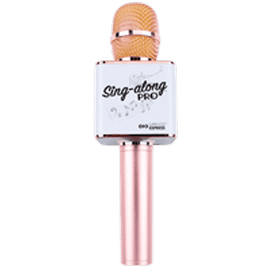 Wireless Express Sing-Along Pro Rose Gold Bluetooth Microphone