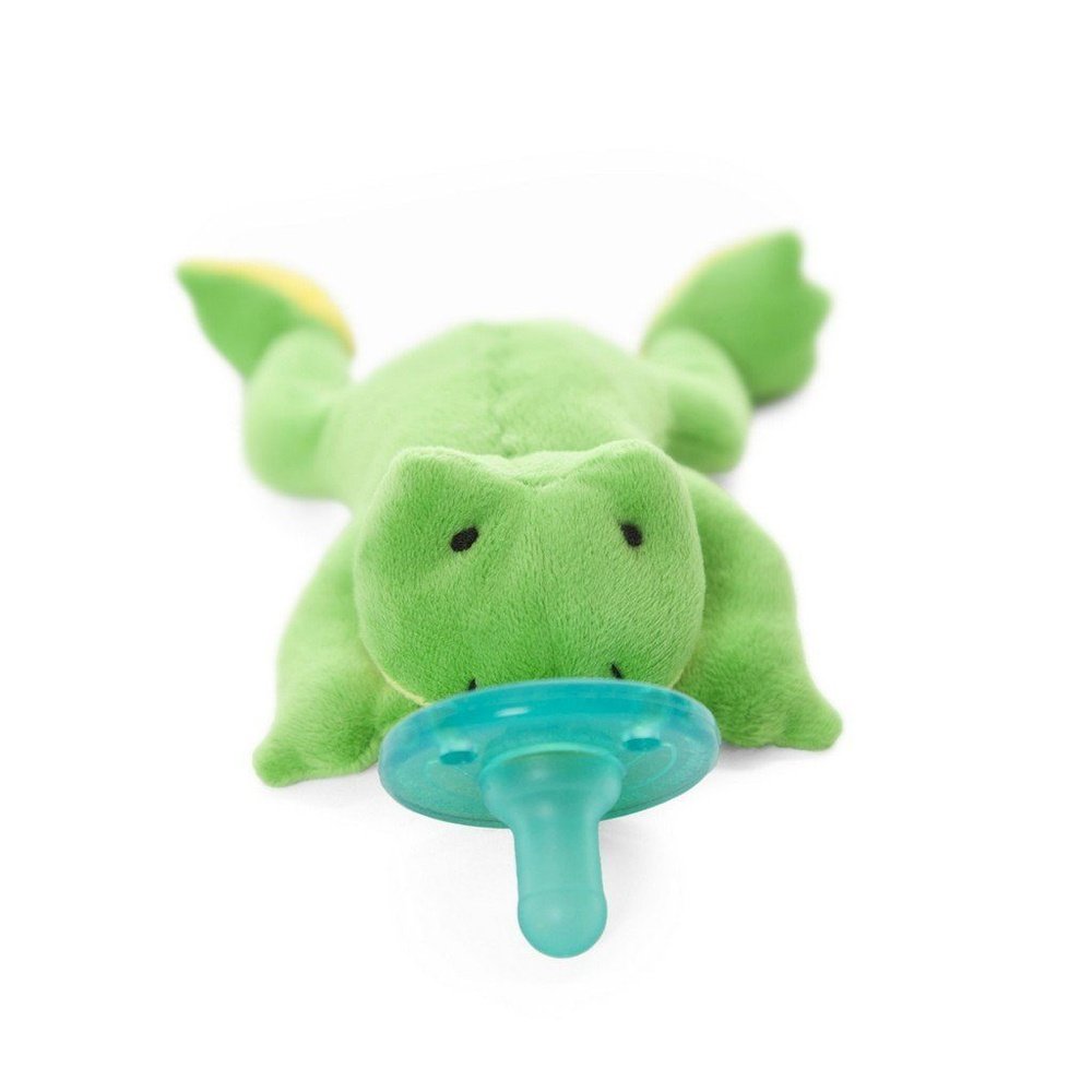 WubbaNub Infant Pacifier Green Frog
