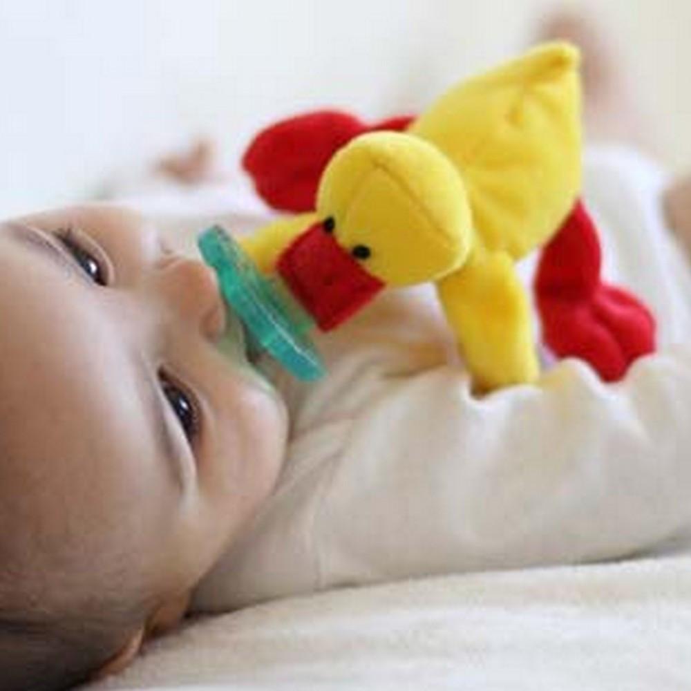 WubbaNub Infant Pacifier Yellow Duck