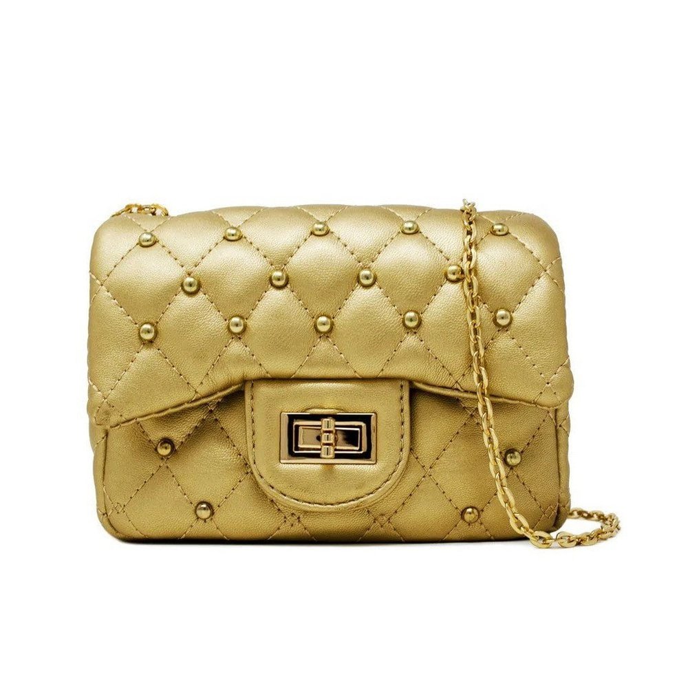 Zomi Gems + Tiny Treats Classic Quilted Stud Mini Bag