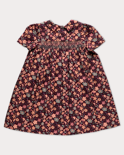 Early Sunday Erika Dress - Garden Flowers Plum