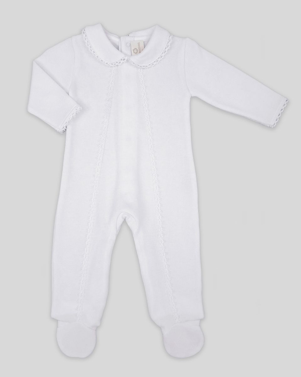 Miocotton - Footie Special Knit White