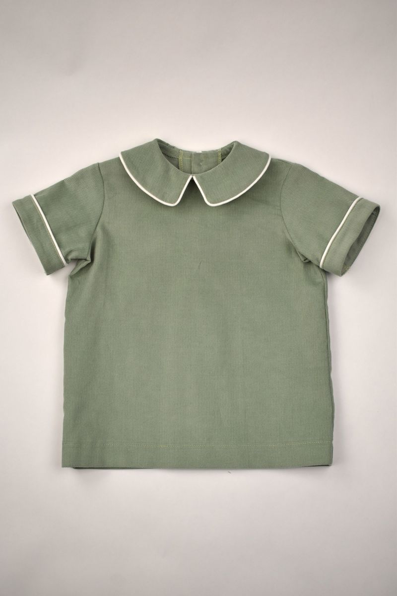 Funtasia Too Boys Sage Corduroy Dressy Short Set
