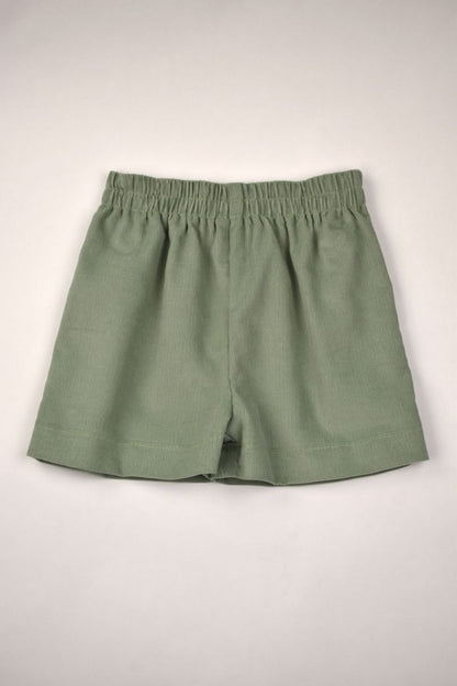 Funtasia Too Boys Sage Corduroy Dressy Short Set