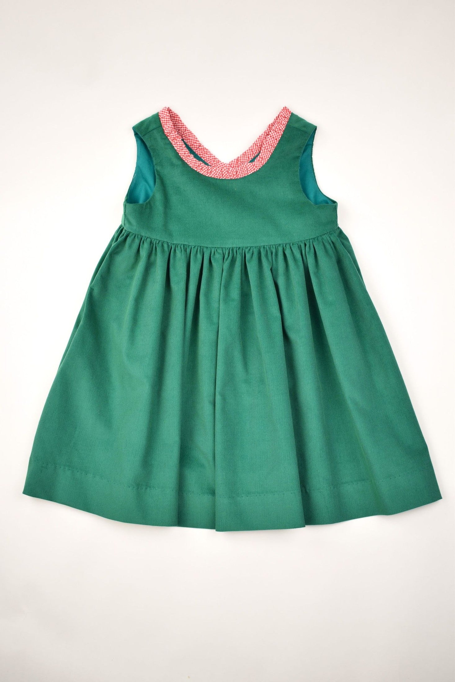 Funtasia Too Girls Green Corduroy Wrap Jumper