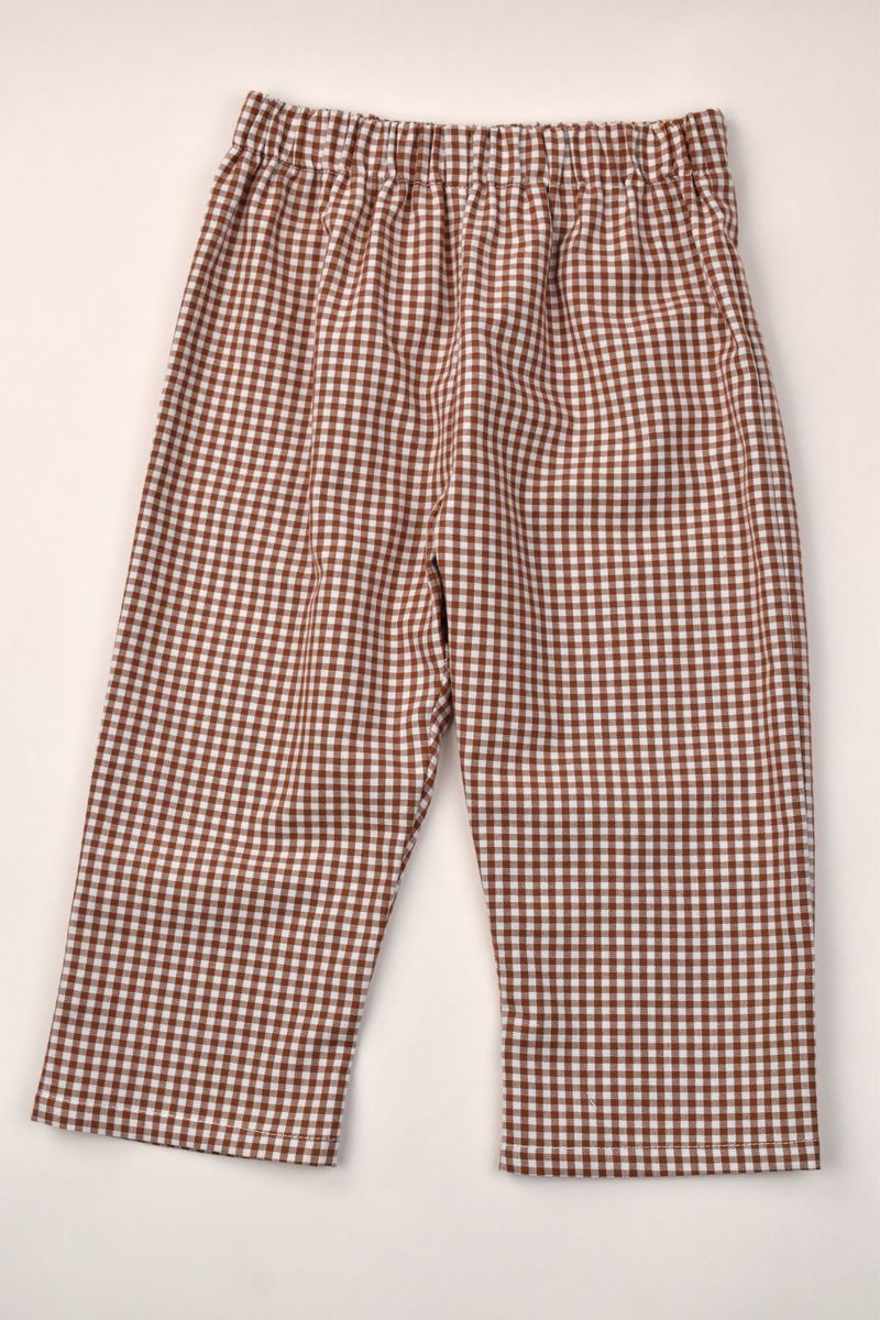 Funtasia Too Boys Brown Check Pants