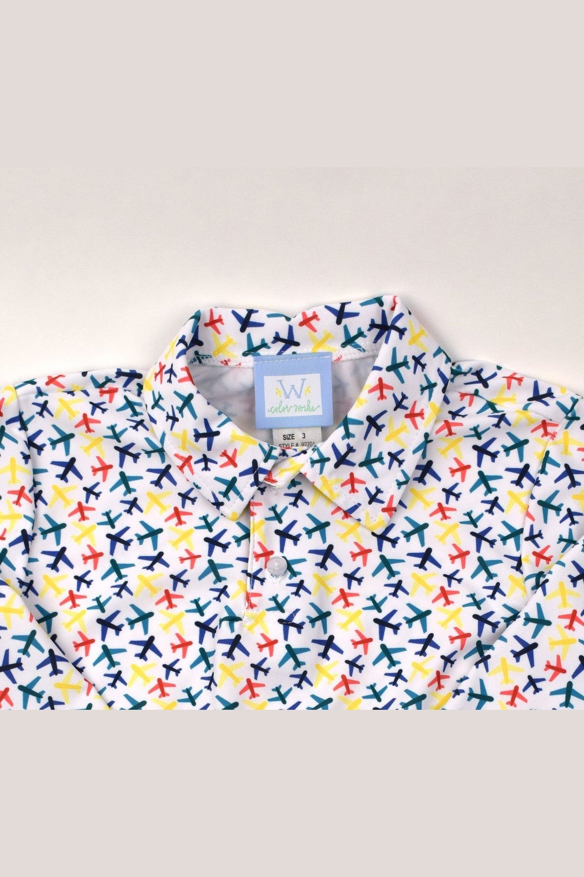 Funtasia Too Boys Airplanes Short Sleeve Polo