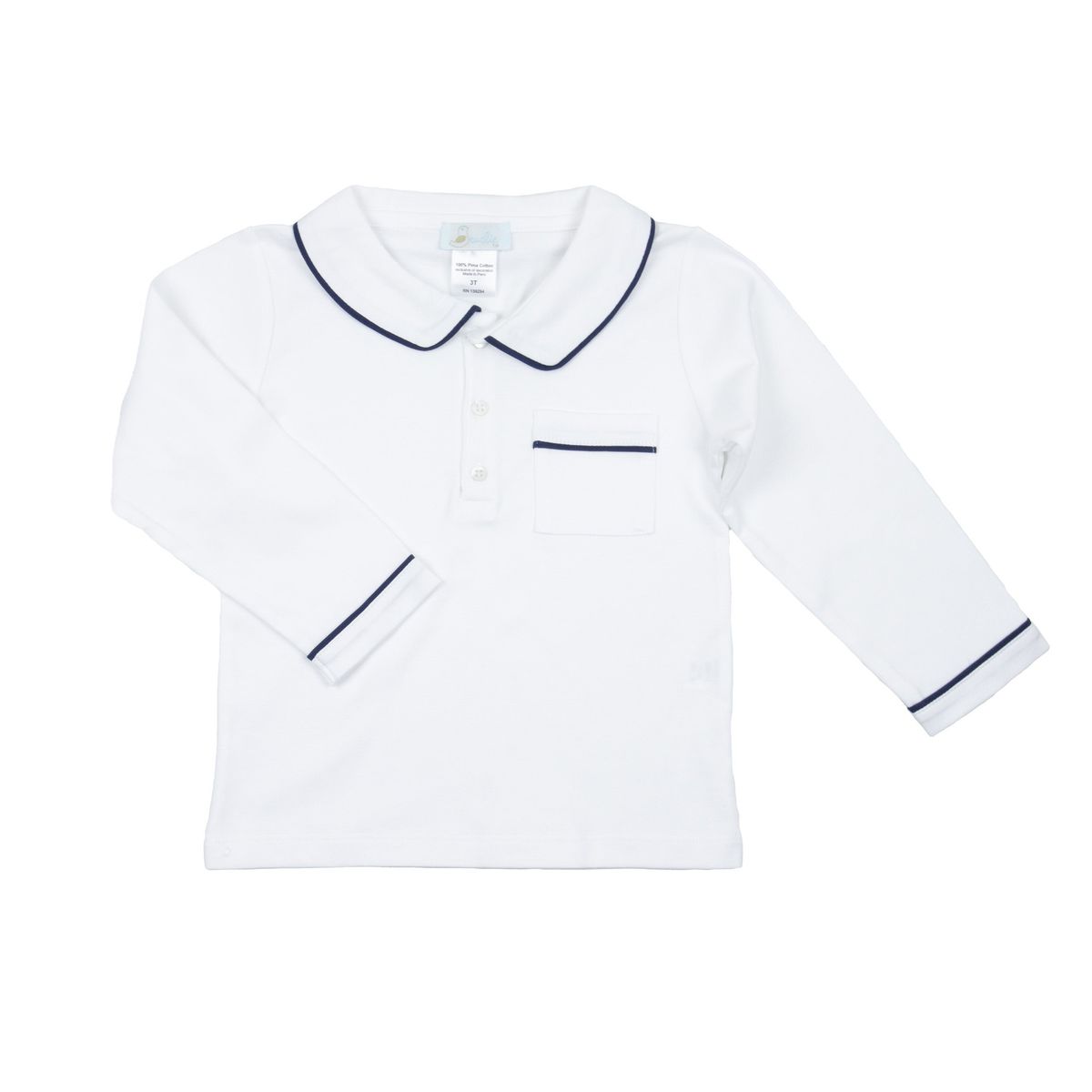 Cucile Boys Sport Long Sleeve Polo