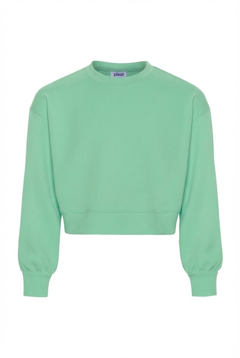 Pleat Girls Shirts Clover / 7 Pleat Frances Sweatshirt - Clover