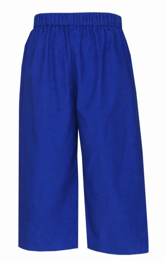 Claire and Charlie Boy's Corduroy Pants - Royal Blue