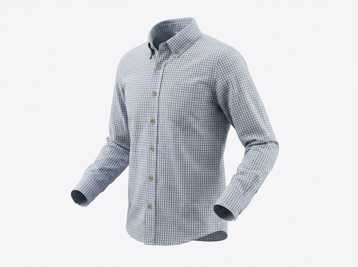 Finn Boys Pierfront Buttondown - Royal Plaid