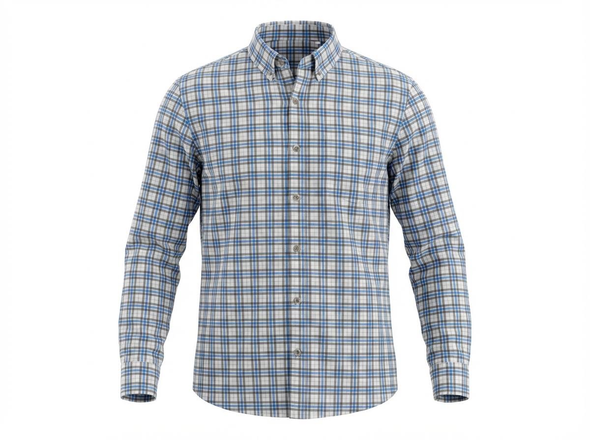 Finn Boys Pierfront Buttondown - Falls Plaid
