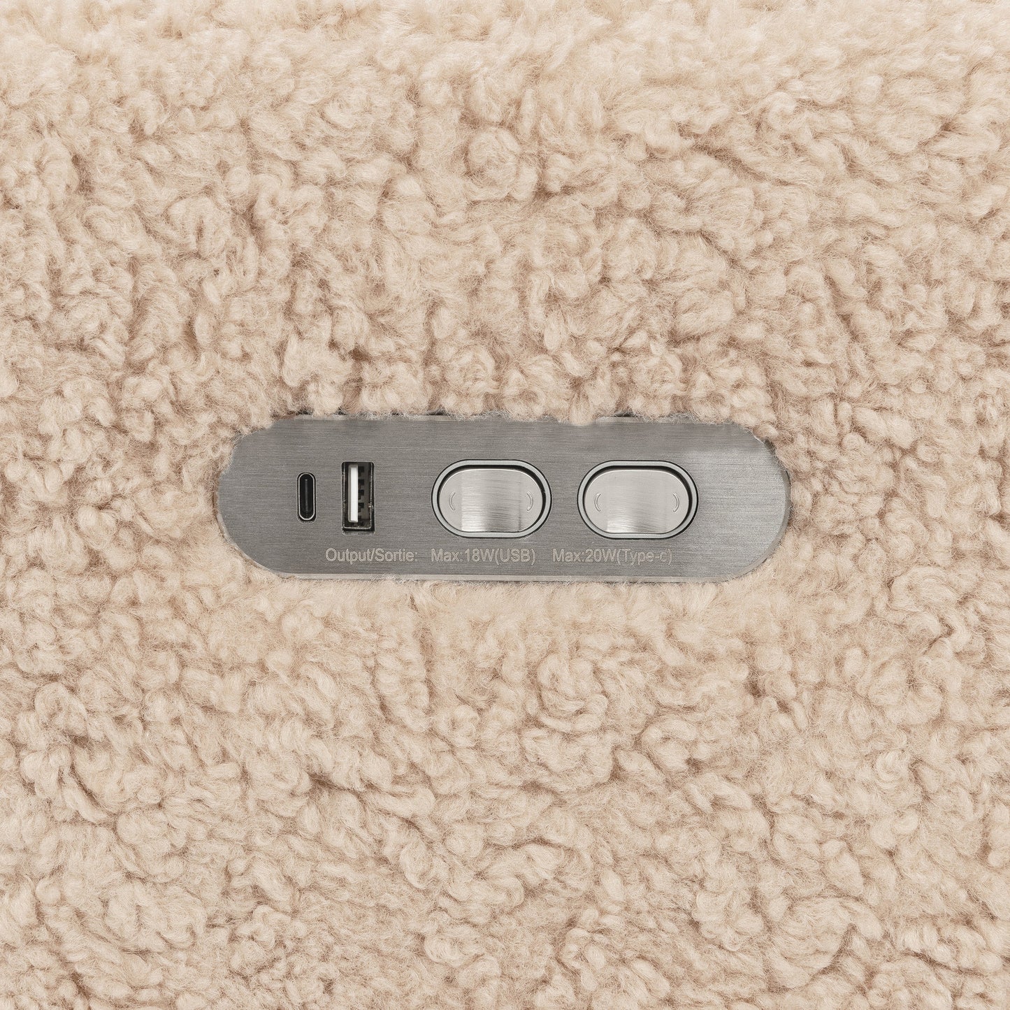 Babyletto Kiwi Plus Power Recliner and Swivel Glider with Power Adjustable Headrest and USB Port