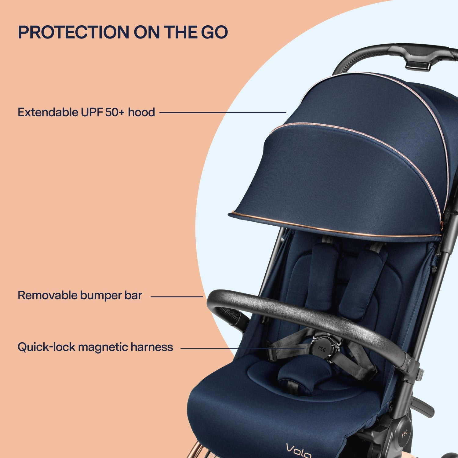 PEGPEG Volo Stroller + Travel BagBabysupermarket