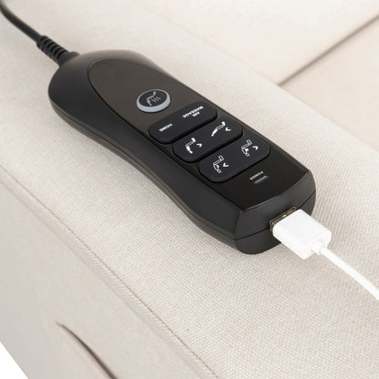 Namesake Willa Deluxe Power Recliner and Swivel Glider with Heat & Massage