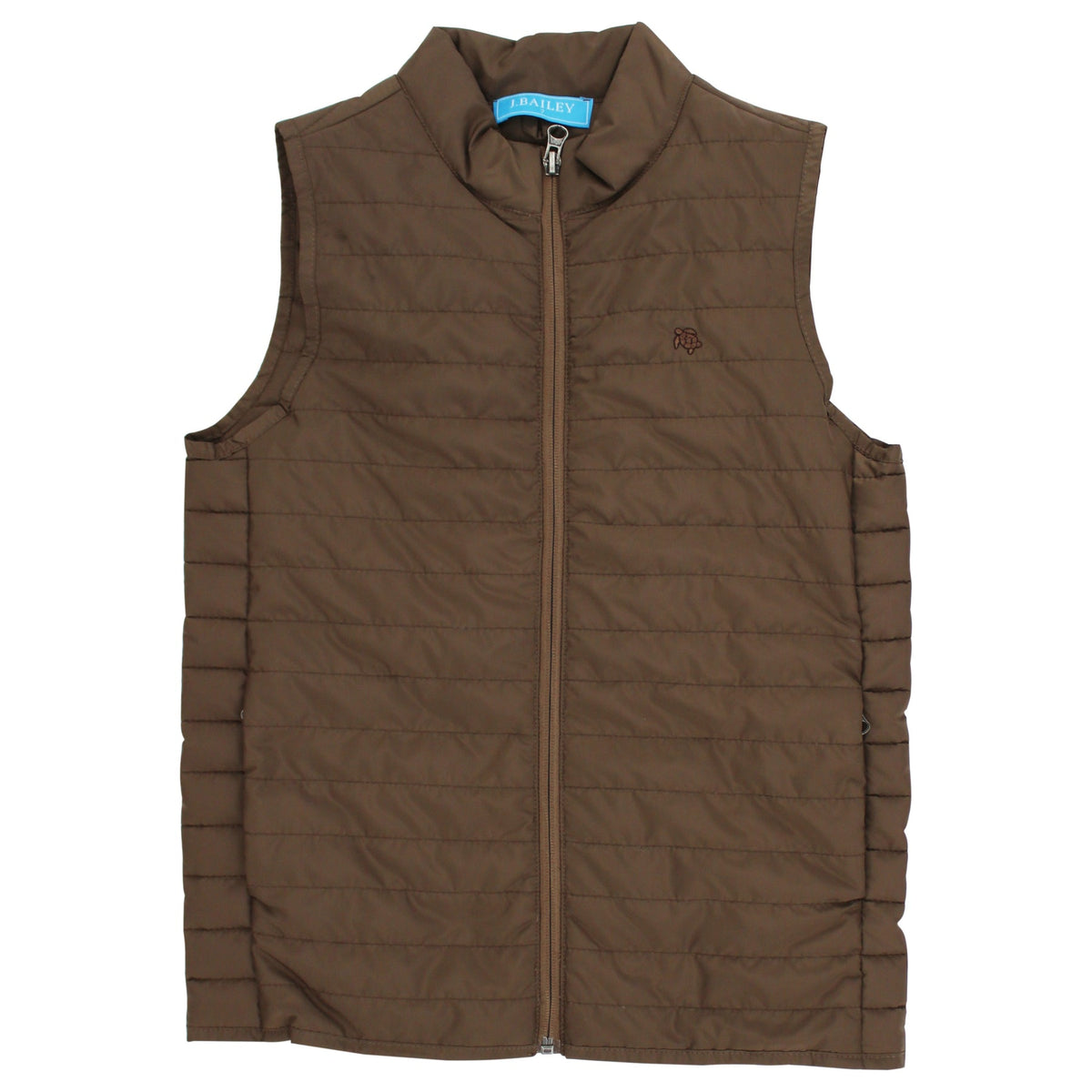 J Bailey Quilted Vest - Chestnut