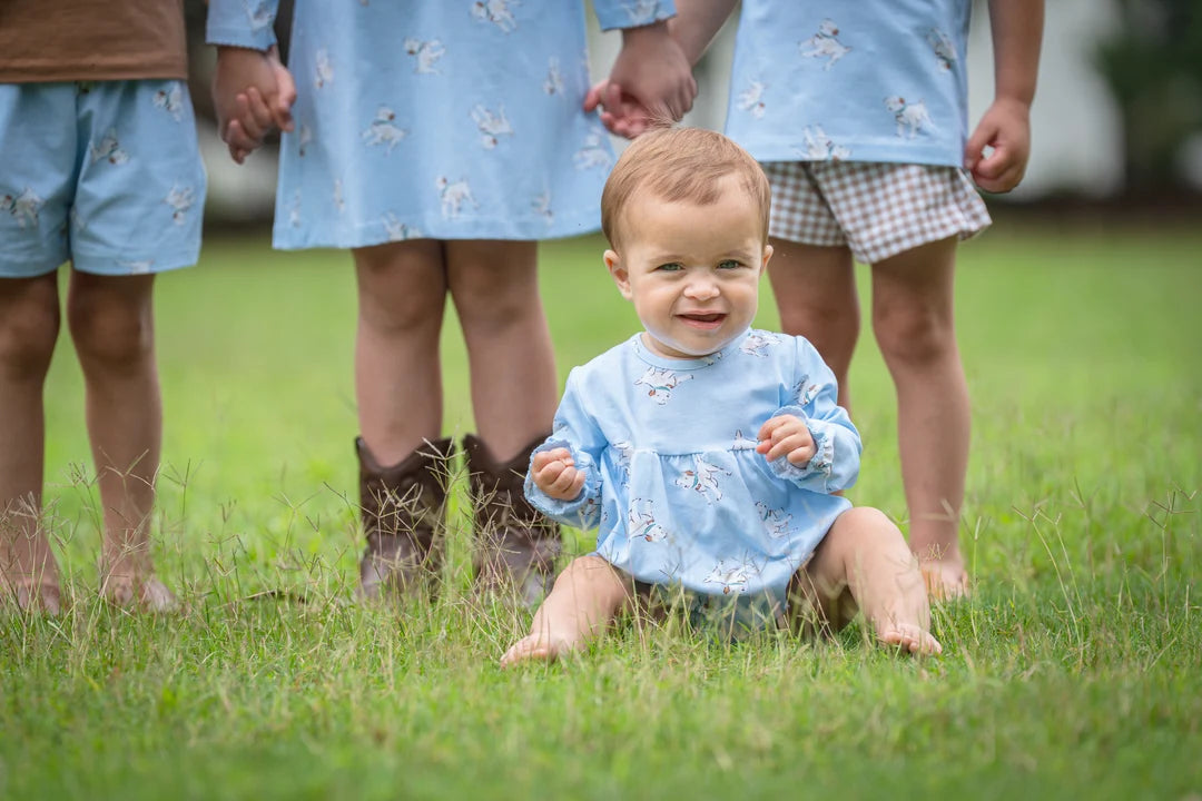 The Oaks ApparelThe Oaks Apparel Boy's Hanks Longsleeve Bluebell PupsBabysupermarket
