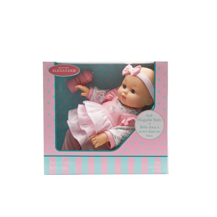 Madame Alexander Doll Baby Cuddles Pink Floral Light Skin