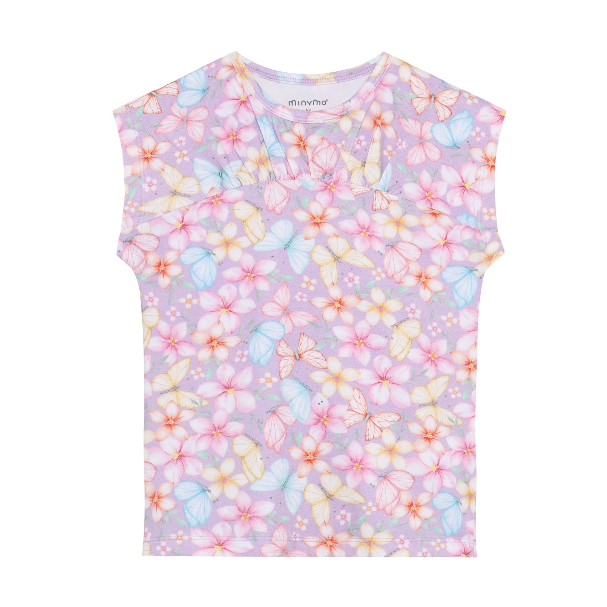 MinymoMinymo Girls Butterfly & Flowers T-ShirtBabysupermarket